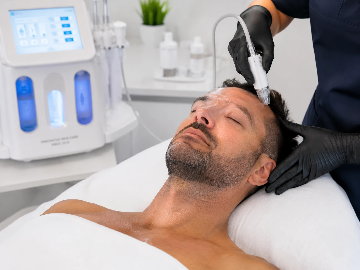 HydraFacial мужская косметология